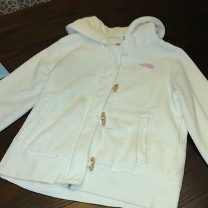 North Face Women’s Large Toggle Zip Sherpa Jacket